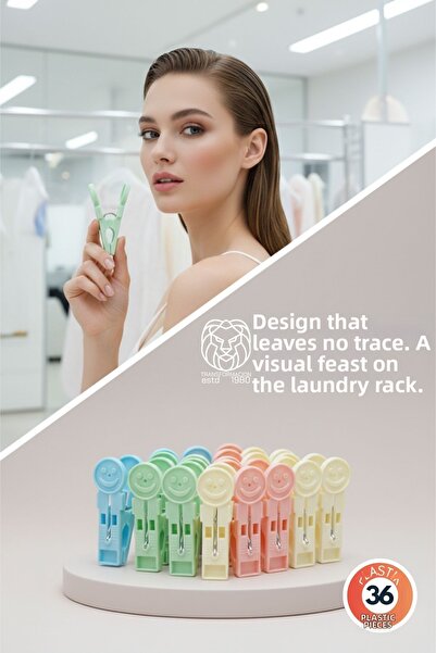 Transformacion Yuliya Series Non-Marking Emoji Premium Colorful Clothes Pegs ...