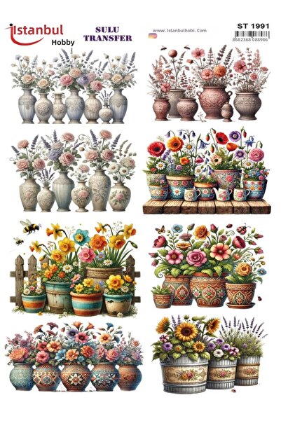 İstanbul Hobi Water Transfer Paper 25X35Cm St-1991