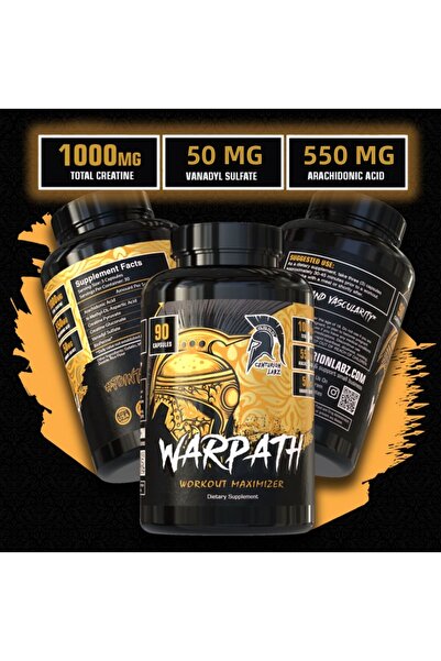 CENTURION LABZ Warpath Maximizer Workout Creatine Complex (Daa Aspartic Acid ...