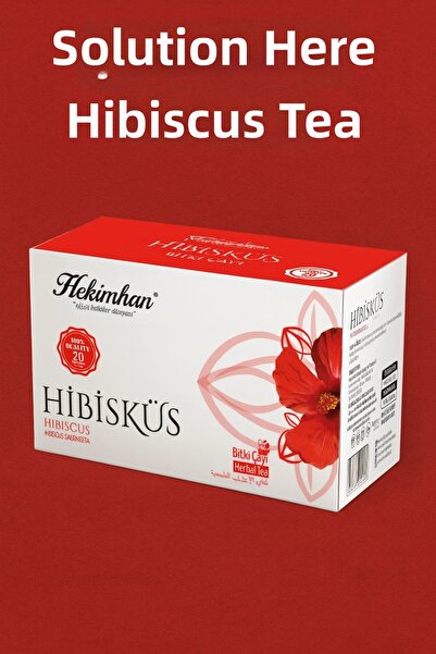 hekimhan bitkisel Hekimhan Hibiscus Tea 20 Pack Filter Bags