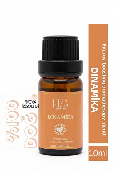 HİZA HERBAL CARE ديناميكا مزيج الزيوت العطرية للعلاج بالروائح 100% طبيعي 10 مل