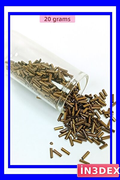 İN3DEX خرز قطع الأنابيب الطويلة بقطر 2 مم وطول 10 مم