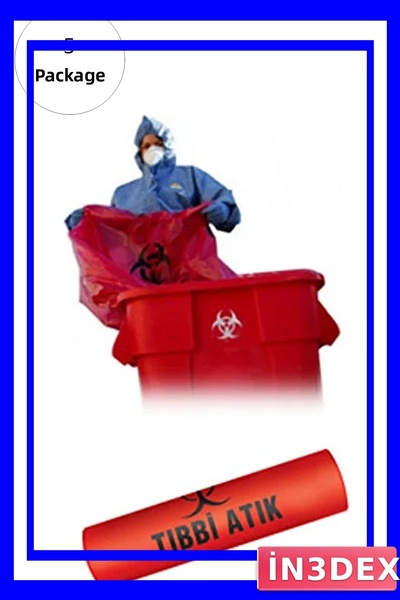 İN3DEX Medium Size Garbage Bag 55X60 cm 300 Grams 50 Pieces