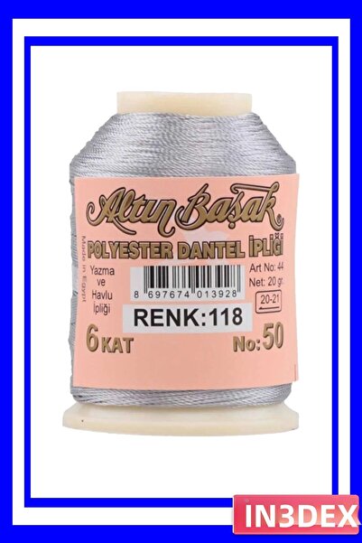 İN3DEX Lace and Embroidery Thread 20 Grams Royaleks Series