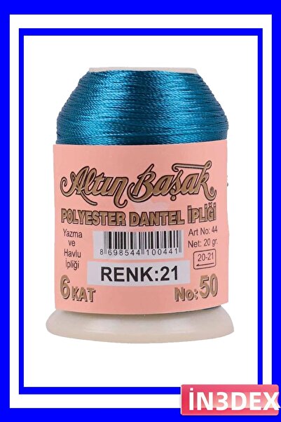 İN3DEX Lace and Embroidery Thread 20 Gram Pack