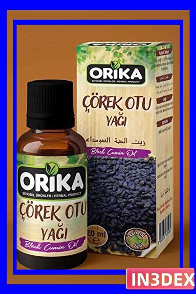 İN3DEX Natural Black Cumin Oil 20ml Herbal Care Product