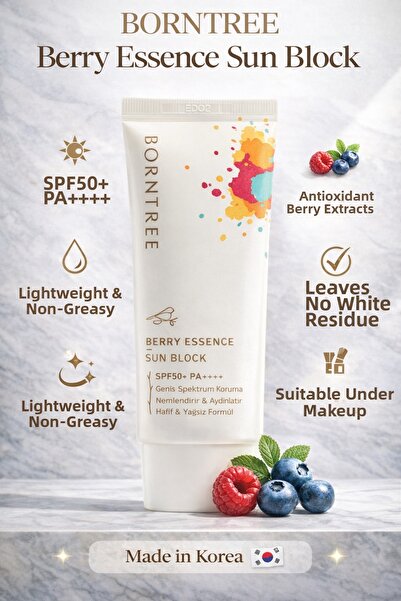 JEJUDO واقي الشمس بيري إيسنس SPF 50 PA++++ 50 مل - كريم شمسي مضاد للعيوب ومرط...