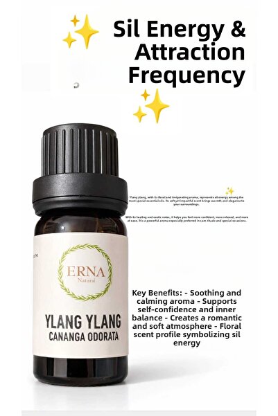 Mina Souvenir زيت يلانج يلانج للطاقة - زيادة التردد، مهدئ، زيت يعزز الثقة بالنفس