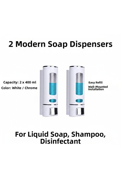 MAİN SHOP Baie Bucătărie Chiuvetă Dozator de săpun Suport manual pentru lichi...