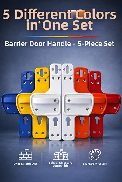 hilal kimya Coloured Security to Schools! 5 Different Colored Barrier Door Ha...