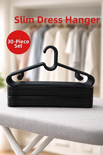 Nandy Home 30 قطعة من شماعات الملابس النحيفة - شماعات ملابس مرنة ومتينة