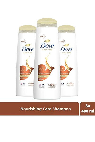 Dove شامبو الترا كير للعناية المغذية 400 مل × 3 قطع