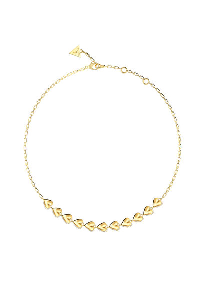 Guess 16-18" multi hearts necklace