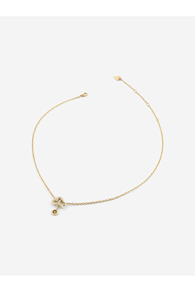 Guess 16-18" pave hearts necklace