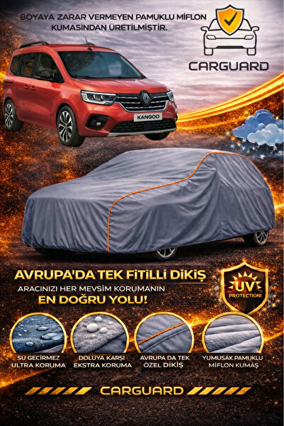 CarGuard Renault Kangoo Uyumlu Lüks Araba Brandası Miflonlu Oto Branda Çadır ...
