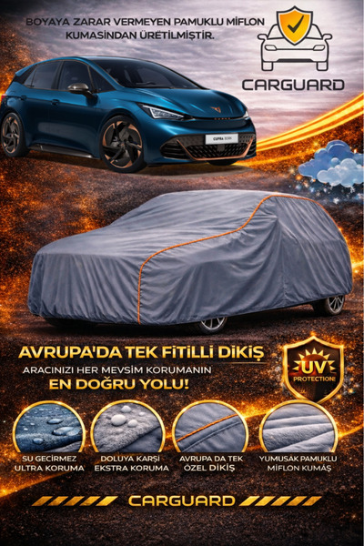 CarGuard غطاء خيمة السيارة من مادة الميفلون، متوافق مع كيوبرا بورن، غطاء سيار...
