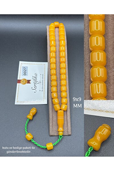 Kehribar ÖZEL ÇUBUK SIKMA TESBİH