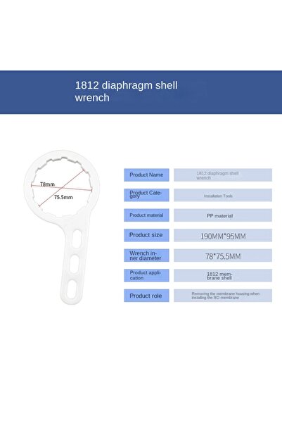 Choice 1812 Wrench 1 pcs Filter Shell Wrench for 10 Inch Water Filter Caniste...