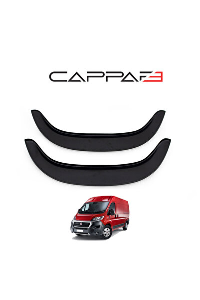 Cappafe Fiat Ducato Arka Teker Kaplama (ABS) Mat Siyah 2 Parça 2014 Ve Sonrası