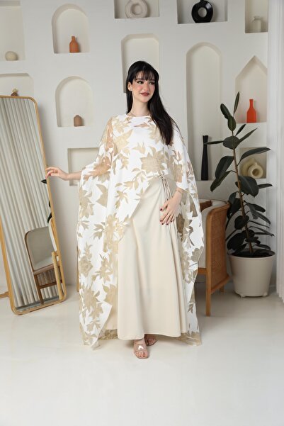 extel Luxury Women's Jalabiya with Barbie Scarf