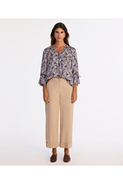 Yargıcı Regular V Neck Long Sleeve Blouse