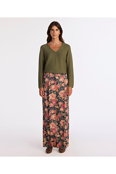 Yargıcı بنطلون عريض عالي الخصر