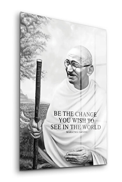 Decovetro Stakleni sto Mahatma Gandi