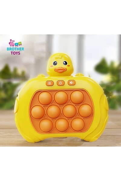 Brother Toys Işıklı Stres Giderici Popit Oyun Konsolu Pop It Oyuncak Ördek Sa...