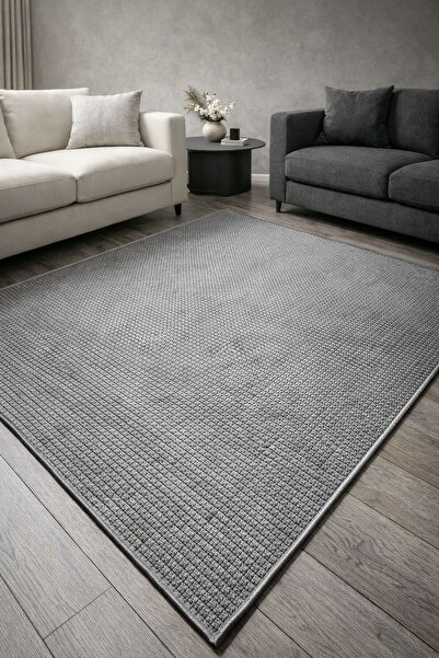 Taşdemir Home Sisal Jut Hasır Model Tek Renk Dokuma Yıkanabilir Toz Vermez Ha...