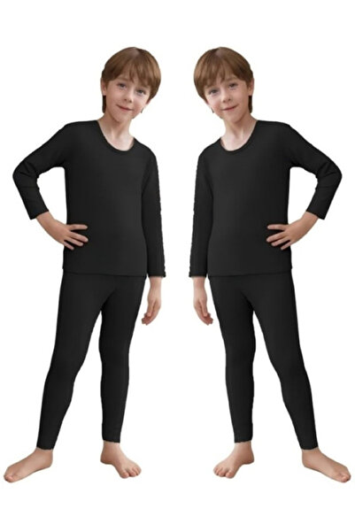 Domuik 2PCS Thermal Underwear for Kids Boys Girls Long Johns Warm Base Layer ...