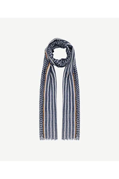 Yargıcı Geometric Patterned Wool Shawl