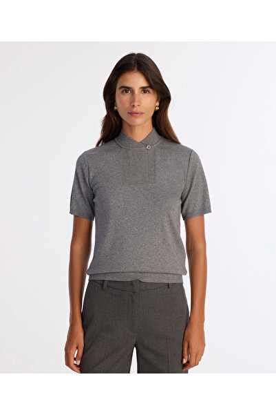 Yargıcı Regular Yarım Balıkçı Yaka Kısa Kol Kazak