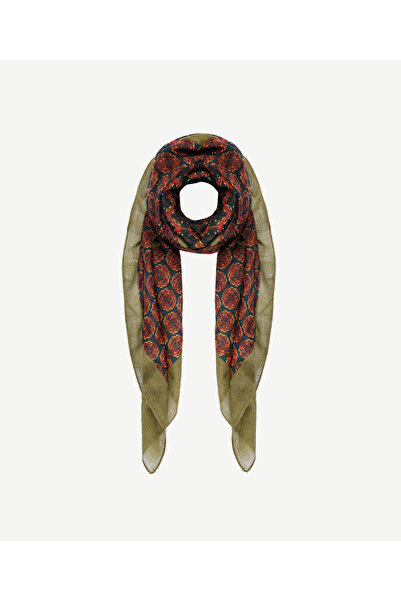 Yargıcı Karışık Desenli Yün Şal