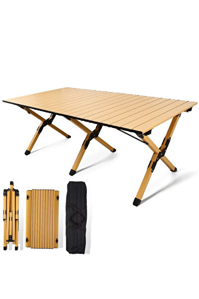 rayze Portable and foldable wooden picnic and camping table, 60*90 cm