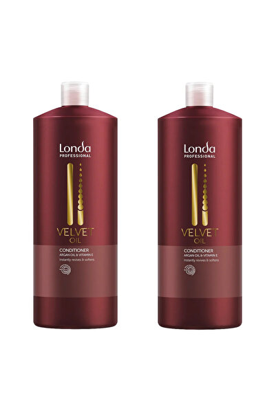 Londa Professional Set 2 x Balsam Velvet Oil, Ulei de Argan, Par Stralucitor ...