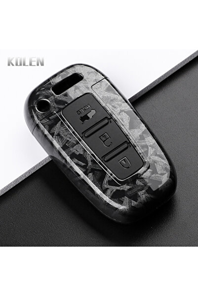 Choice غطاء مفتاح سيارة بتصميم ألياف الكربون A3 F-Carbon ABS لسيارات هيونداي ...
