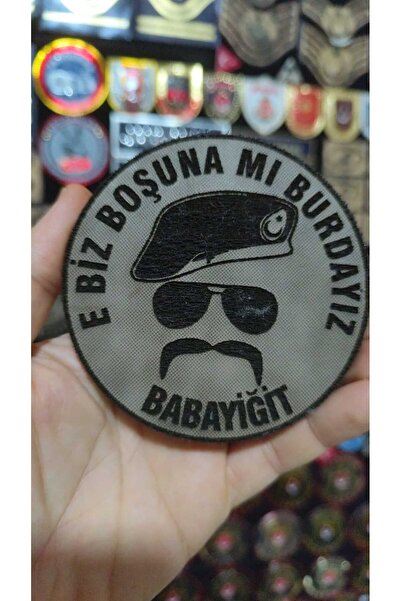 ÇUKUROVA ÜTÜ هل نحن هنا من أجل لا شيء يا بابا - 9.5 رقعة جلدية - شعار النبالة...