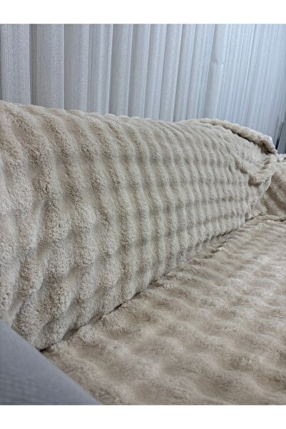 Sarar Yeni Nesil Bubble Peluş Koltuk Örtüsü Pofuduk Yumoş