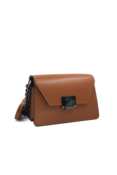 Posete Fagaras Poseta Piele Emilia - Coniac, Geanta Casual din Piele Naturala...