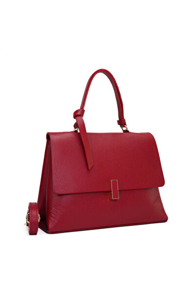 Posete Fagaras Poseta Piele Deanna - Visiniu, Geanta Casual din Piele Natural...