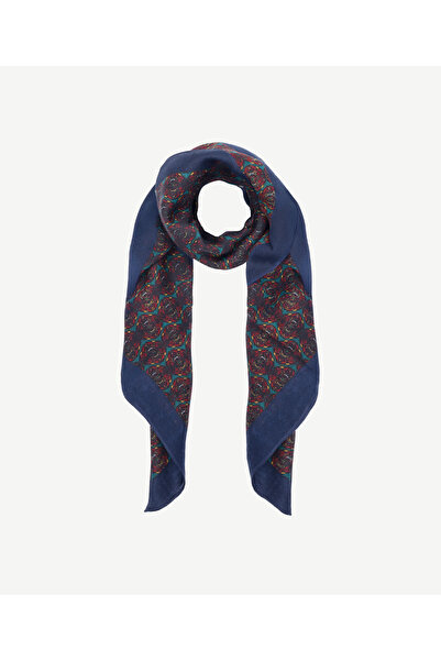 Yargıcı Karışık Desenli Yün Şal