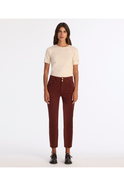 Yargıcı Slim Yüksek Bel Pantolon