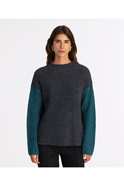 Yargıcı Wide Half Turtleneck Long Sleeve Sweater