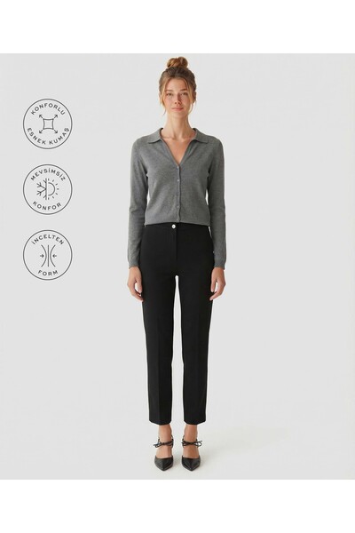 Yargıcı Straight High Waist Pants