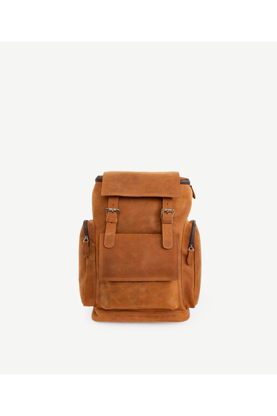 Yargıcı Multi-Compartment Leather Backpack