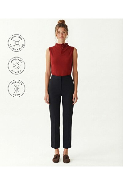 Yargıcı Straight High Waist Pants