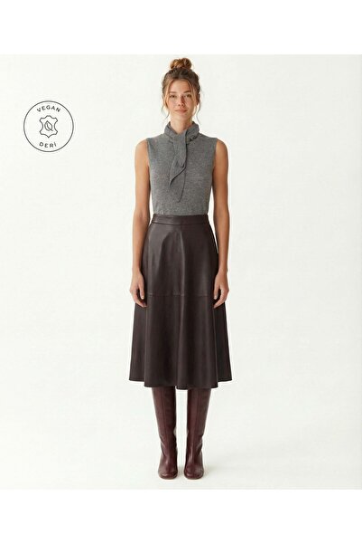 Yargıcı Flared Regular Waist Skirt