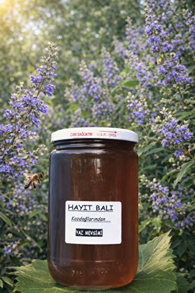 Zeytinli Keçi Çiftliği Kazdağları'ndan Doğal Hayıt Balı 850 Gram Cam Kavanoz