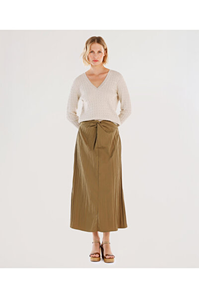 Yargıcı Önü Düğümlü Uzun Etek