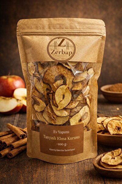 ZERBAP Cinnamon Dried Apple 100 g – Dried Apple, Additive-Free, Sugar-Free, H...